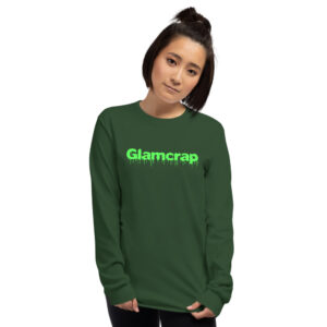 Women's long sleeve forest green t-shirt - Imagen 2