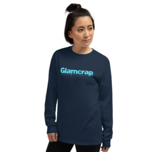 Women’s long sleeve navy blue t-shirt - Imagen 2