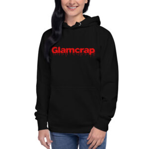 Woman's essential black hoodie - Imagen 2