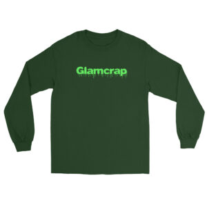 Men's long sleeve forest green t-shirt