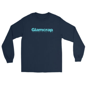 Men’s long sleeve navy blue t-shirt