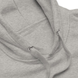 Women's essential grey hoodie - Imagen 5