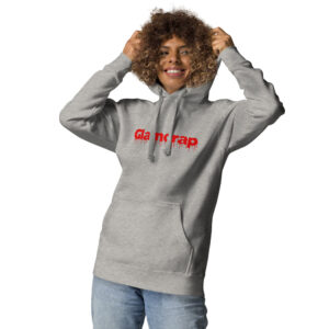 Women's essential grey hoodie - Imagen 2