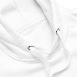 Men's essential white hoodie - Imagen 5