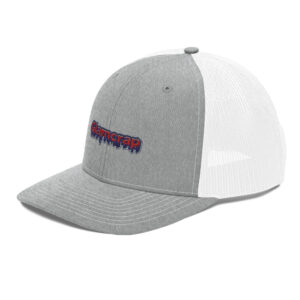 Men's trucker white cap