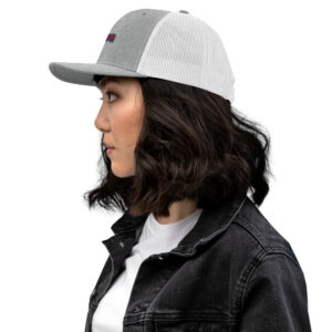 Women's trucker white cap - Imagen 3